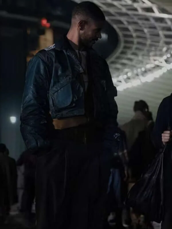 Foundation Alfred Enoch Leather Jacket