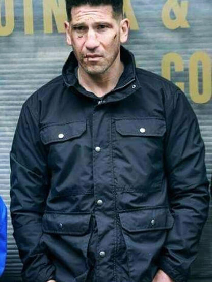 Frank Castle Daredevil Season 02 Black Military Jacket