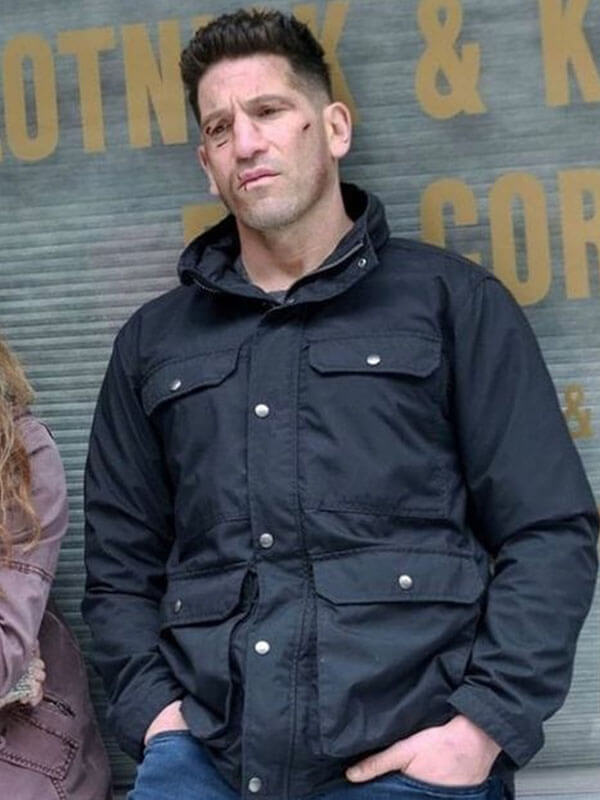 Frank Castle Daredevil Season 02 Black Military Jacket