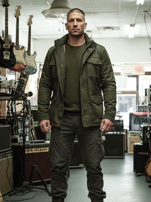 Frank Castle Daredevil Season 02 Green Military Jacket