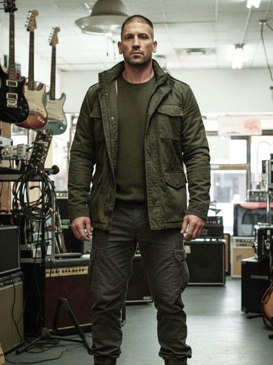 Frank Castle Daredevil Season 02 Green Military Jacket