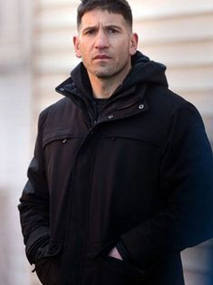 Frank Castle The Punisher Season 02 Black Wool Jacket