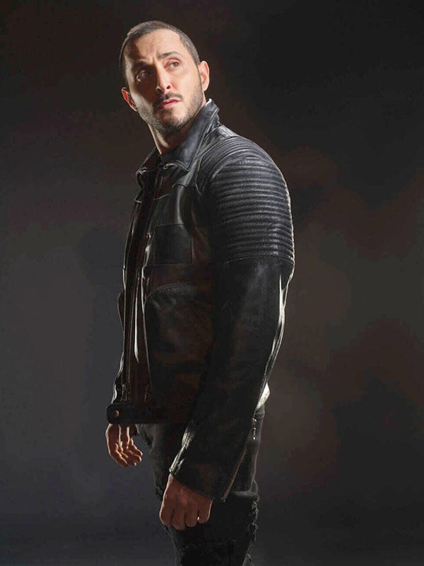 Frenchie The Boys Season 05 Black Leather Jacket
