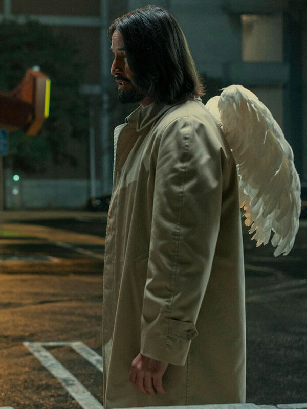 Gabriel Good Fortune White Trench Coat