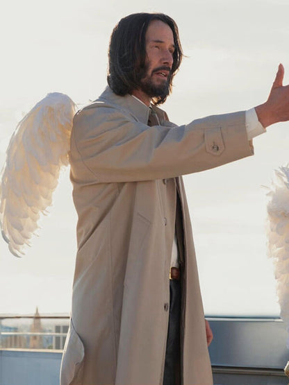 Gabriel Good Fortune White Trench Coat