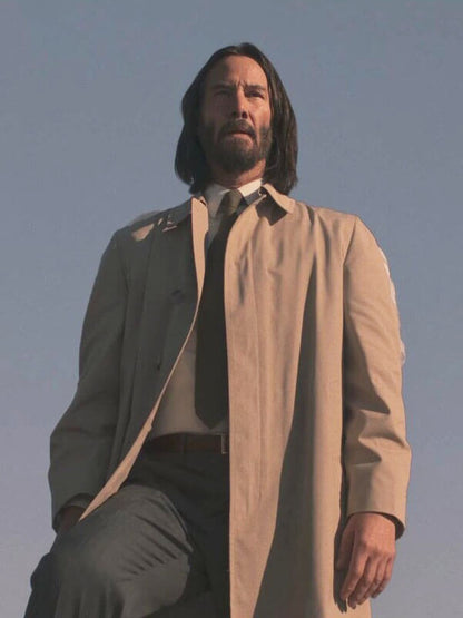 Gabriel Good Fortune White Trench Coat