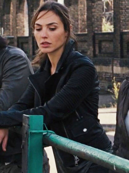 Gal Gadot Fast & Furious 6 Black Biker Jacket