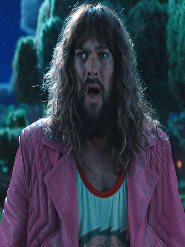 Garett Harisson The Minecraft Movie Pink Fringe Jacket. 