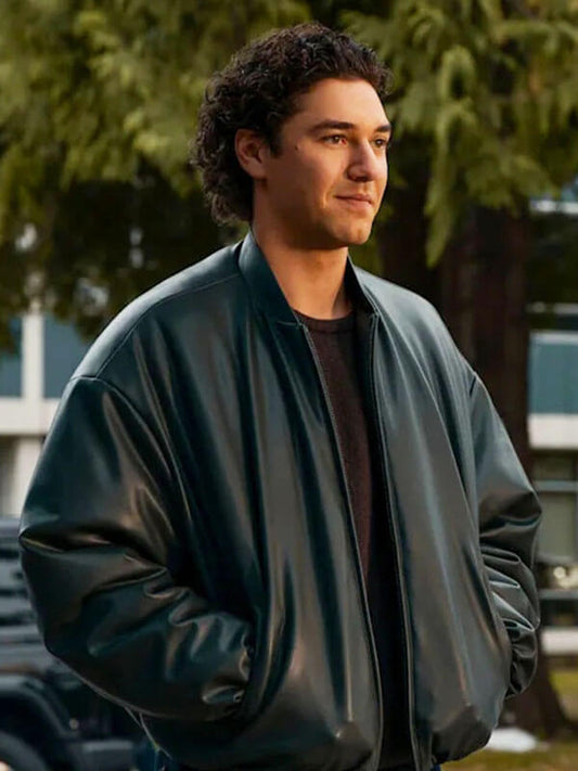 Garrett Graham Off Campus Season 01 Black Bomber Jacket
