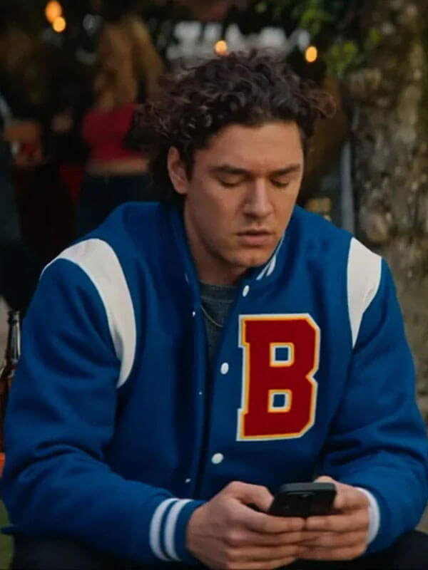 Garrett Graham Off Campus Season 01 Blue Varsity Jacket