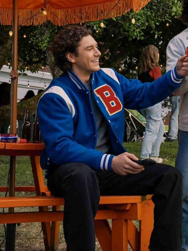 Garrett Graham Off Campus Season 01 Blue Varsity Jacket