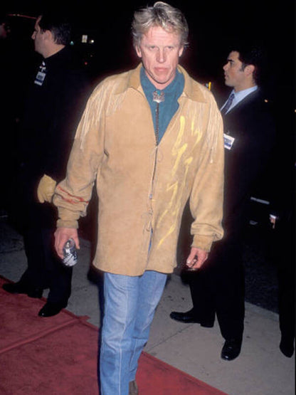 Gary Bussey Dumb and Dumber Premier Brown Fringe Jacket.