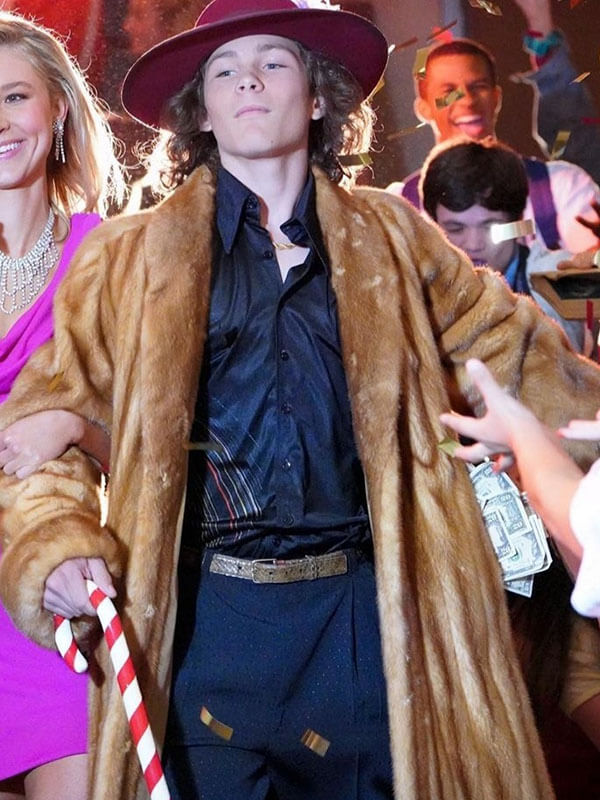 Georgie Cooper Young Sheldon Season 03 Brown Fur Coat