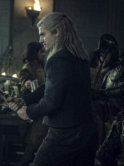 Geralt of Rivia The Witcher Grey Corduroy Jacket