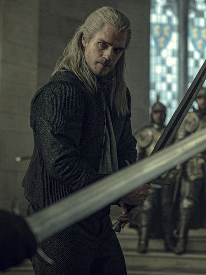 Geralt of Rivia The Witcher Grey Corduroy Jacket