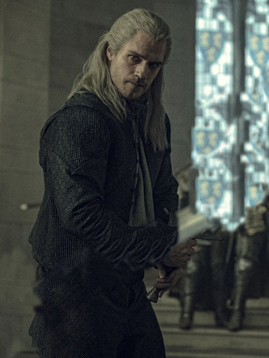 Geralt of Rivia The Witcher Grey Corduroy Jacket