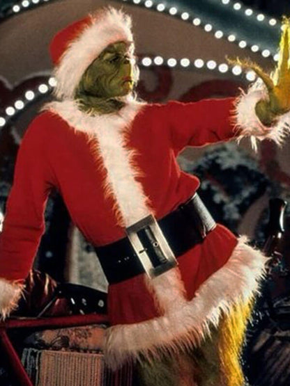 Grinch How Grinch Stole The Christmas Red Wool Coat
