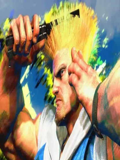 Gulie Street Fighter 6 Blue Jump Suit