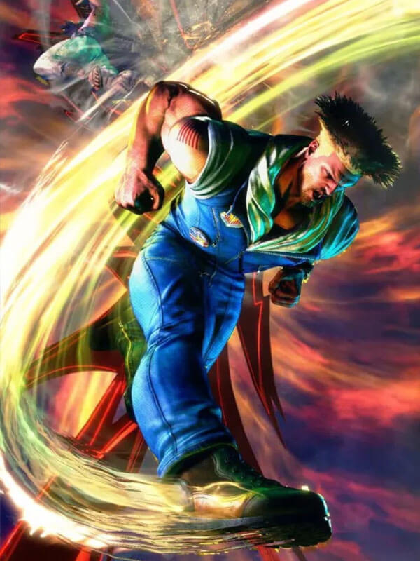 Gulie Street Fighter 6 Blue Jump Suit