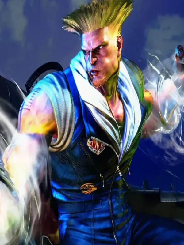 Gulie Street Fighter 6 Blue Jump Suit