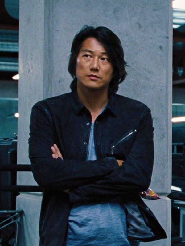 Han Lue Fast & Furious 6 Black Suede Jacket