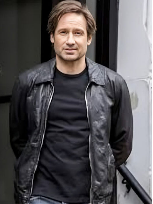 Hanky Mood Season 7 Californication Leather Jacket