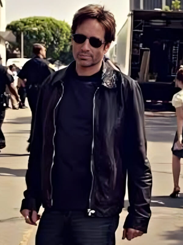 Hanky Mood Season 7 Californication Leather Jacket