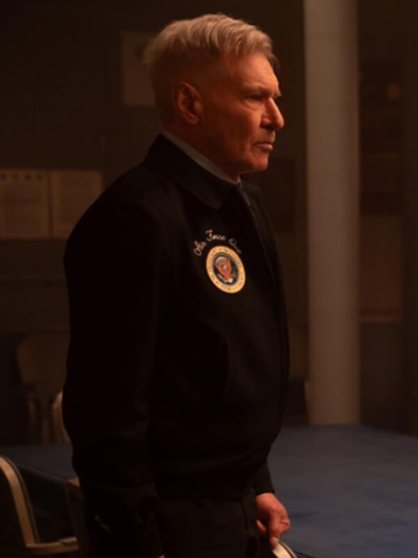 Harrison Ford Captain America Brave New World 2025 Blue Jacket
