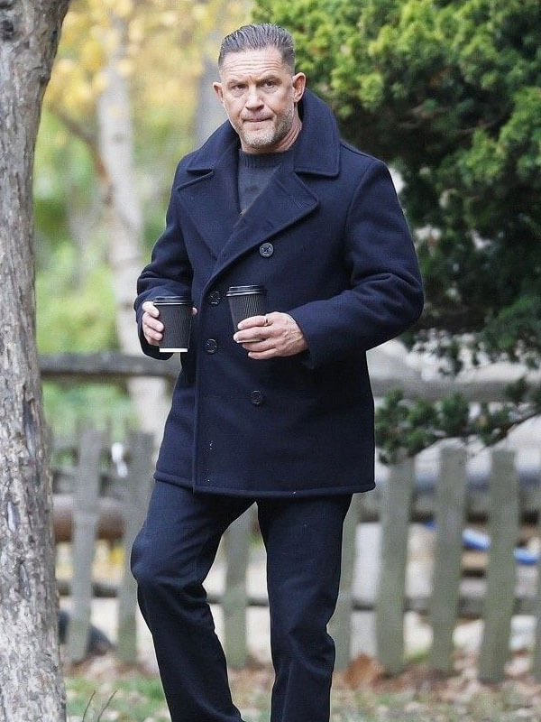 Harry Da Souza Mobland Season 01 Blue Wool Coat