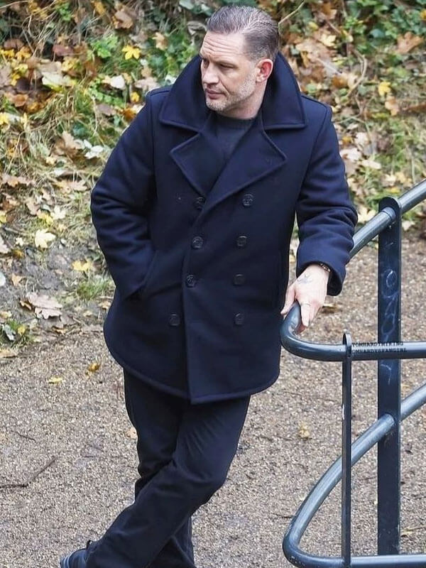 Harry Da Souza Mobland Season 01 Blue Wool Coat