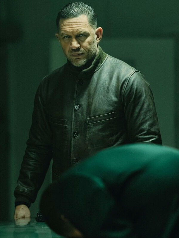 Harry Da Souza Mobland Season 01 Brown Leather Bomber Jacket