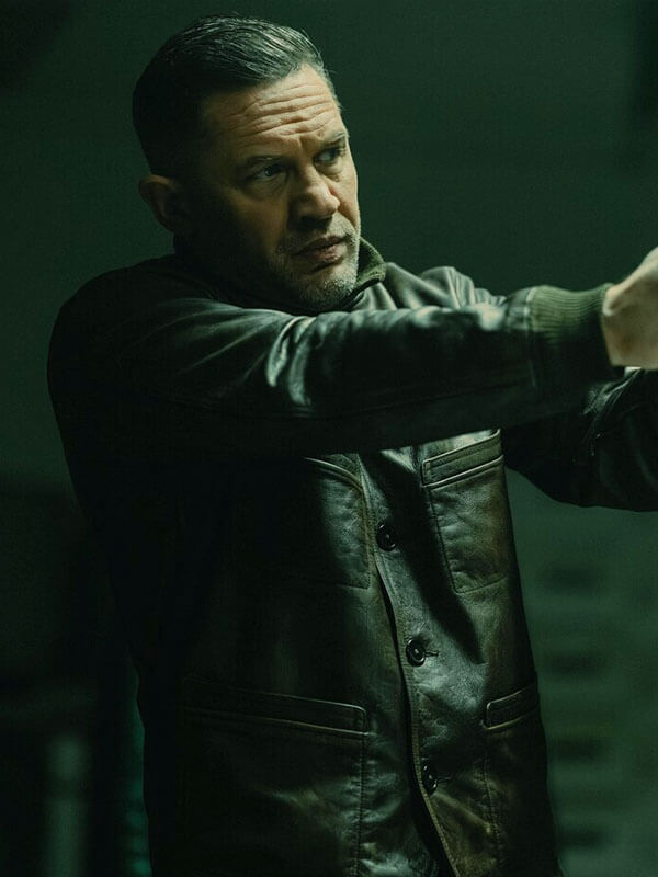 Harry Da Souza Mobland Season 01 Brown Leather Bomber Jacket