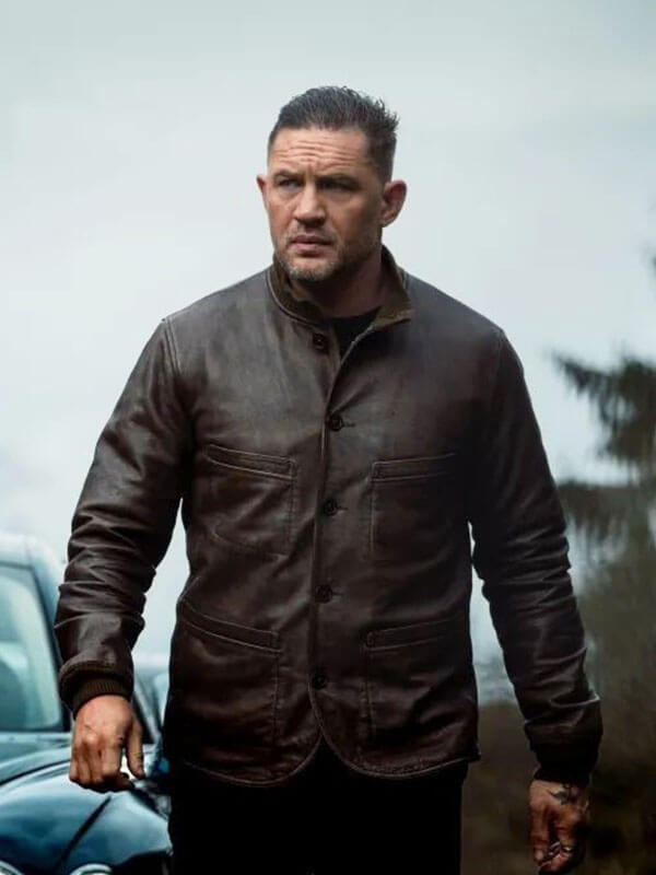 Harry Da Souza Mobland Season 01 Brown Leather Bomber Jacket