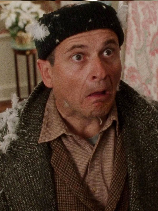 Harry Lyme Home Alone Grey Tweed Coat