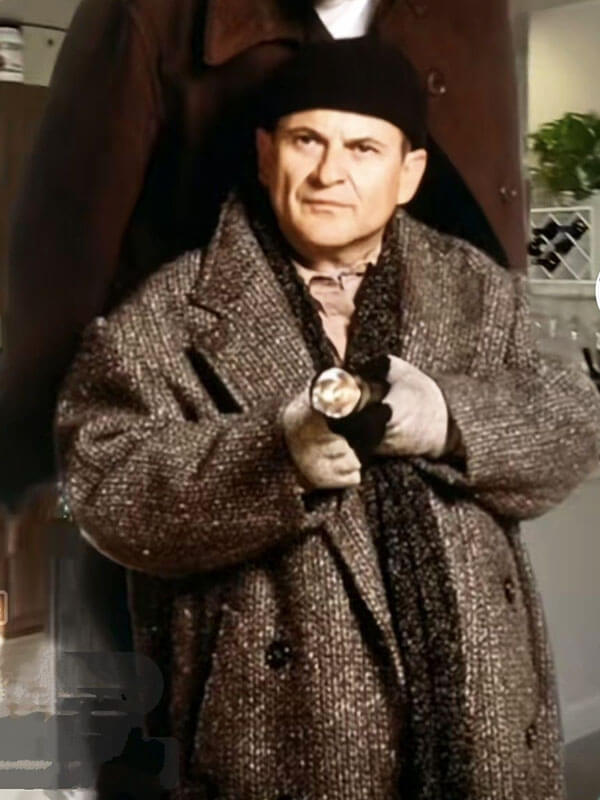 Harry Lyme Home Alone Grey Tweed Coat