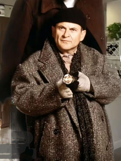 Harry Lyme Home Alone Grey Tweed Coat