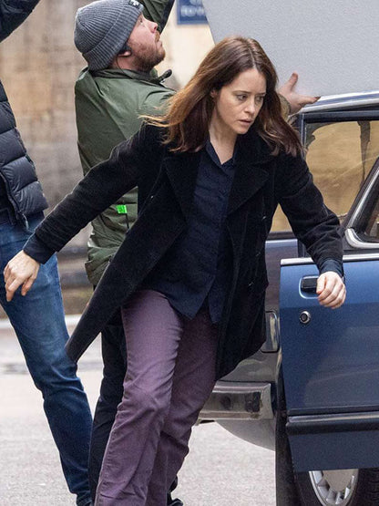 Helen H Is For Hawk 2025 Black Wool Coat