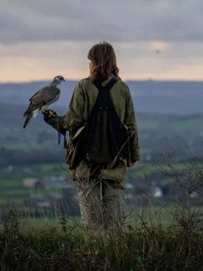 Helen H Is For Hawk 2025 Green Cotton Jacket