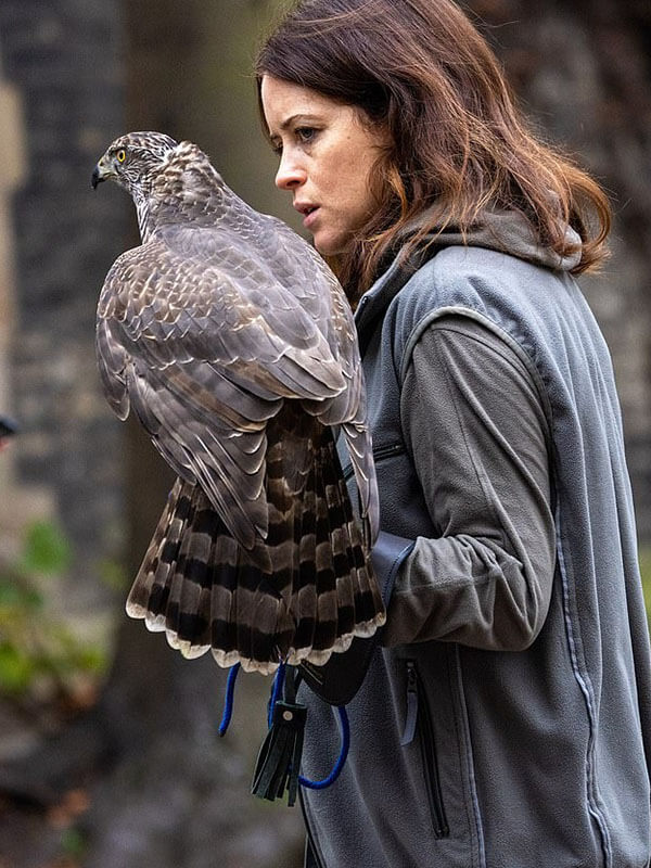 Helen H Is For Hawk 2025 Grey Fleece Vest