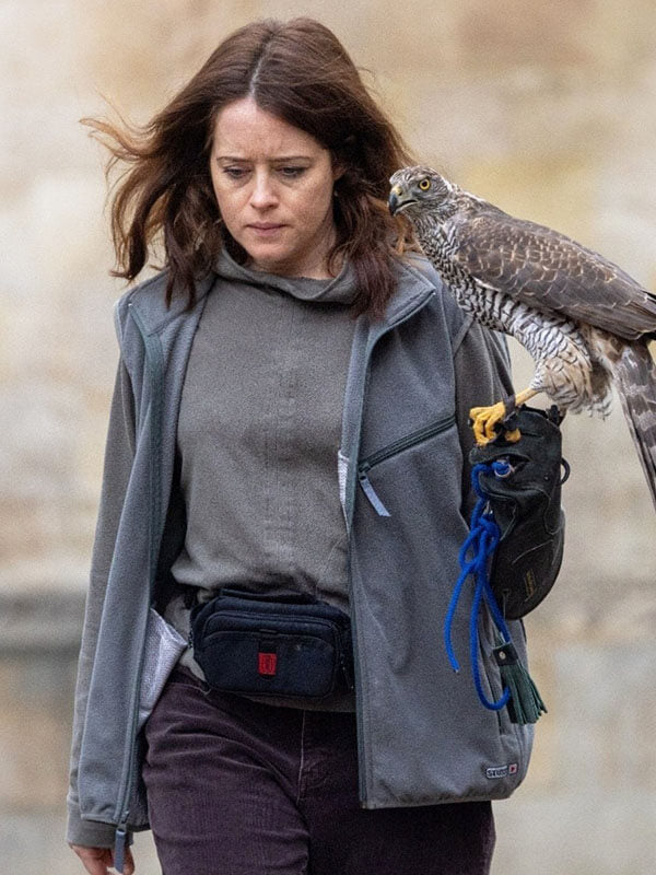 Helen H Is For Hawk 2025 Grey Fleece Vest
