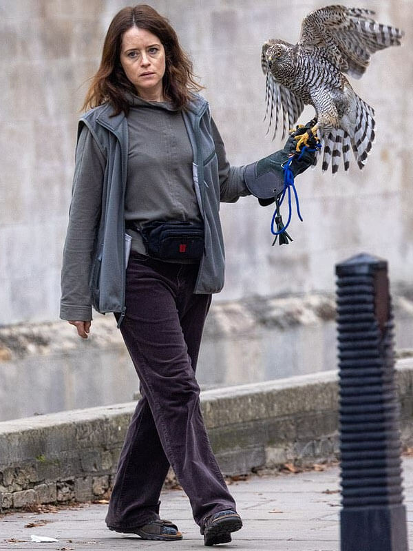 Helen H Is For Hawk 2025 Grey Fleece Vest
