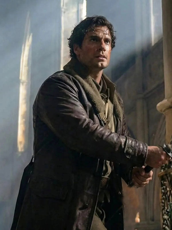 henry-cavill-highlander-reboot-brown-leather-coat