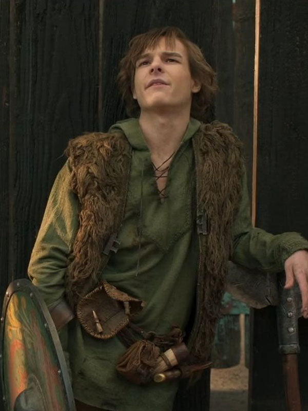 Hiccupp Haddock How to Train Your Dragons Leather & Fur Vest