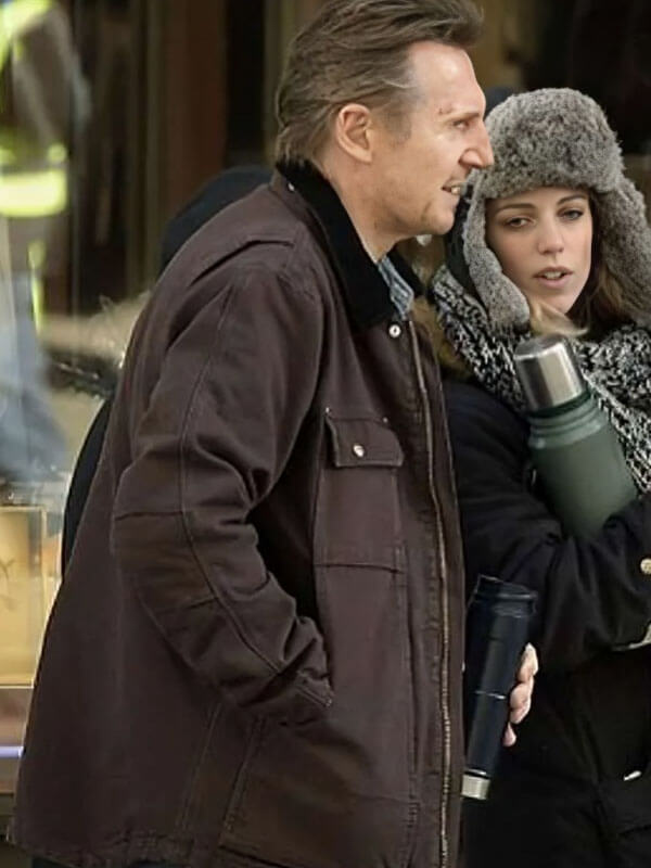 Honest Theif 2020 Liam Neeson Brown Cotton Jacket