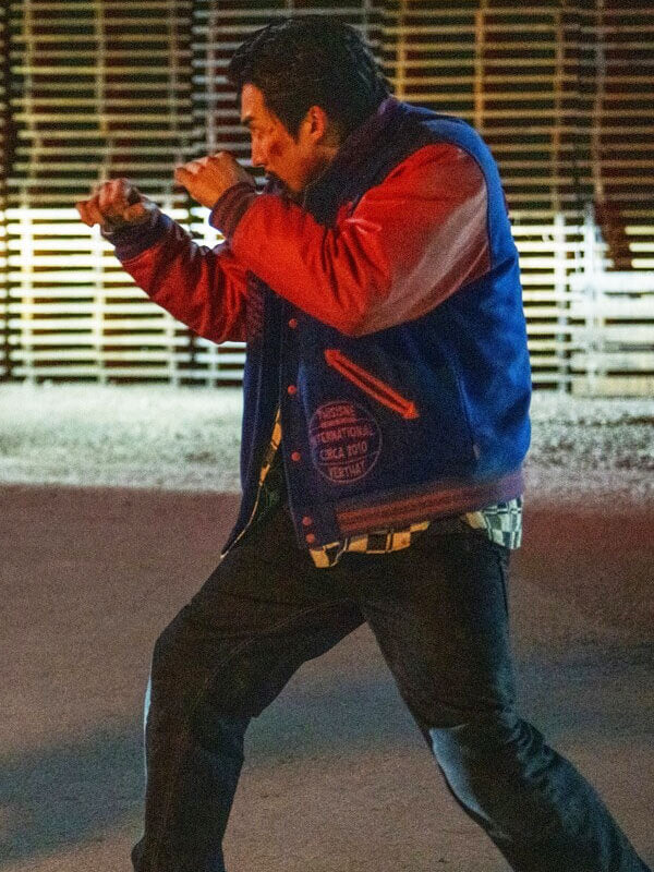 Hong Woo Jin Bloodhounds Season 02 Blue Varsity Jacket