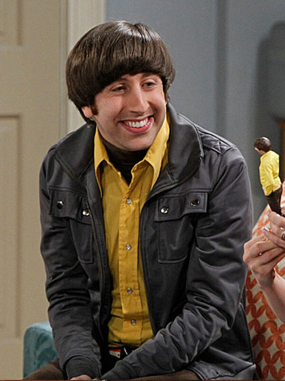 Howard Wolowitz Big Bang Theory Season 05 Grey Cotton Jacket