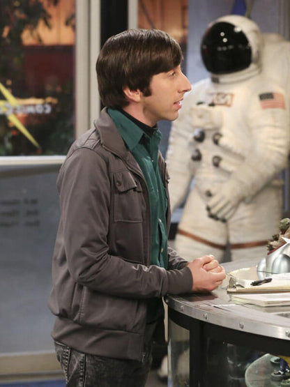 Howard Wolowitz Big Bang Theory Season 05 Grey Cotton Jacket
