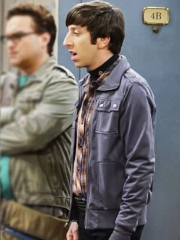 Howard Wolowitz Big Bang Theory Season 05 Grey Cotton Jacket