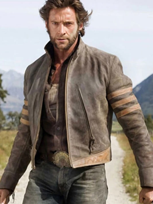 Hugh Jackman X-Men Origins Wolverine Leather Jacket