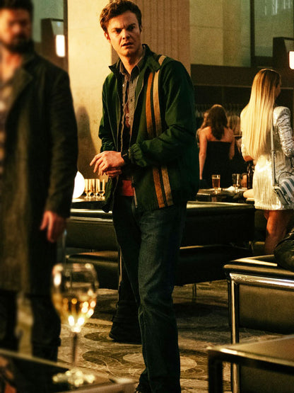 Hughie Campbell The Boys Season 01  Green Bomber Jacket